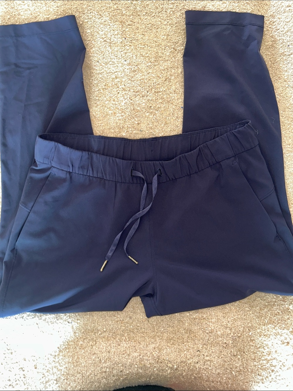 lululemon athletica Navy Blue Drawstring Jogger Pants